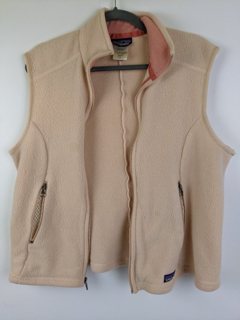 Patagonia Synchilla Fleece Vest Women's Size Large Full Zip Pockets